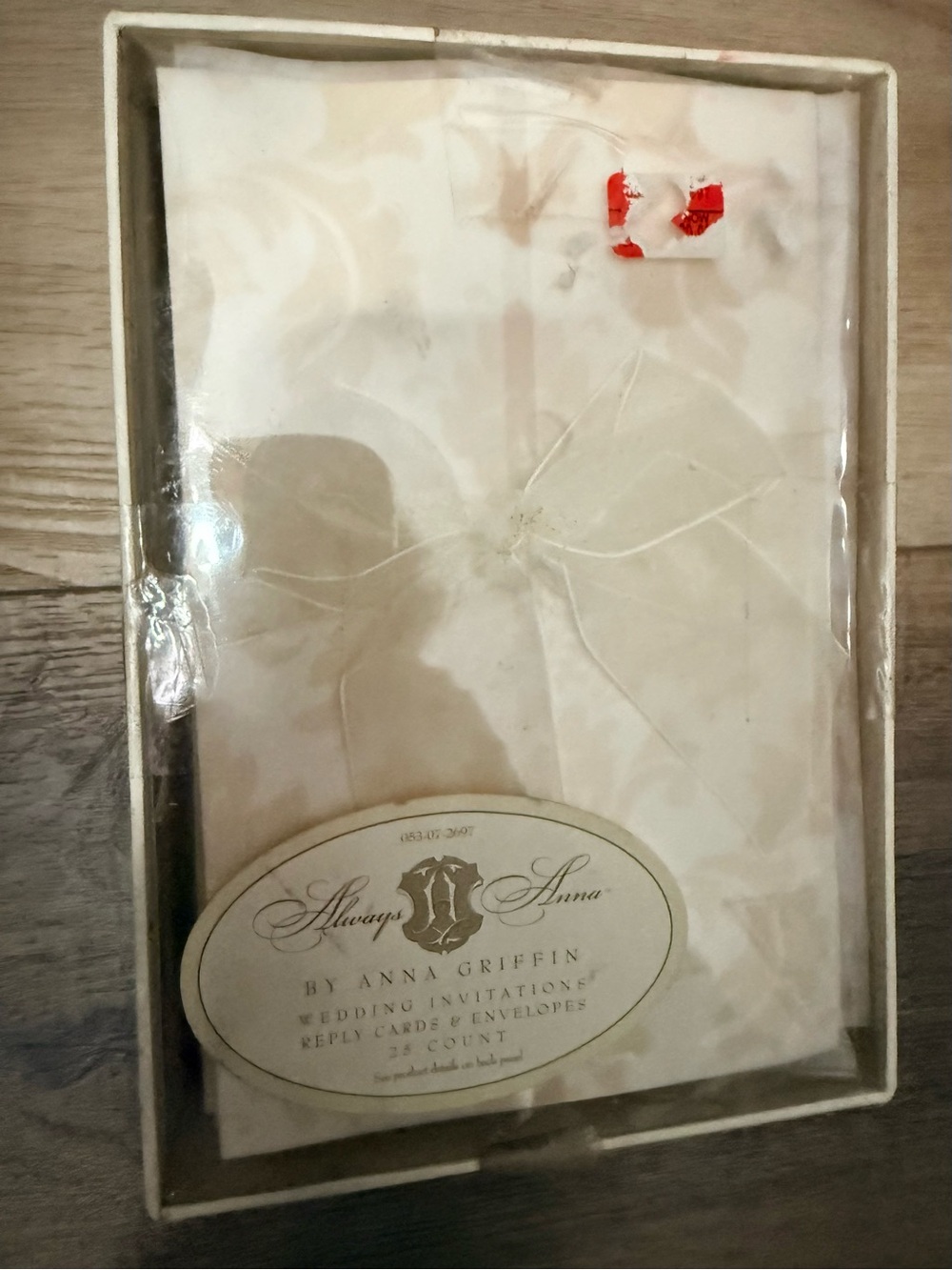 Always Anna by Cream Wedding Invitation Set 25 each 50 total